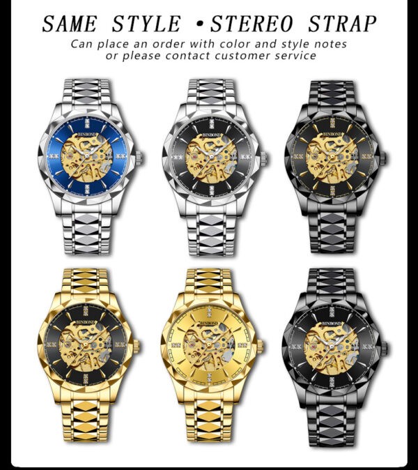 Luxury Automatic Mechanical Men's Watch - LW003 - Image 2
