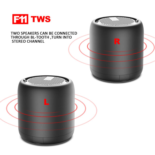 Portable Waterproof Round Bluetooth Speaker - LBS020 - Image 3