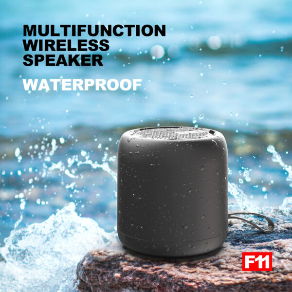 Portable Waterproof Round Bluetooth Speaker - LBS020 - Image 5