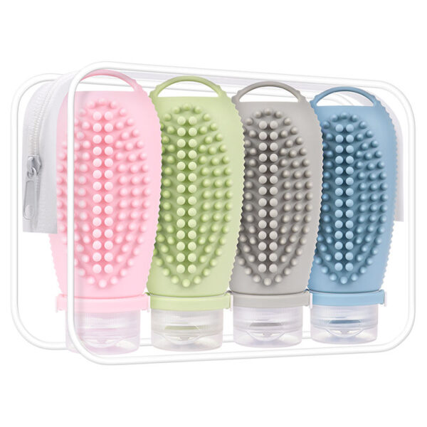 2026 Eco-Friendly Trending Products Portable Pink Silicone 100ML Refillable Shampoo Bottle BPA-Free Travel Essentials Kit Lotion 1 2026 Eco-Friendly Trending Products Portable Pink Silicone 100ML Refillable Shampoo Bottle BPA-Free Travel Essentials Kit Lotion 1