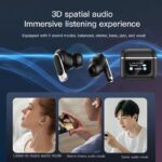 Fashion V8 Pro in Ear Tws Earbuds ANC Active Noise Cancelling Earbuds LED Touch Screen Waterproof Wireless Headphones Earbuds 2