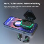 Hot Selling Wireless Earphone Gaming Headset Fast Charge Bluetooth 5.3 Waterproof In-Ear Earbuds for Sports and Games 2