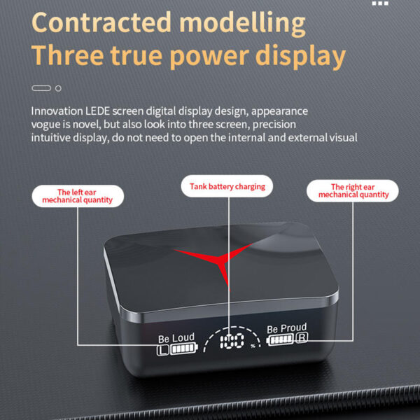 M90 Pro Fone De Ouvido Noise Reduction LED Digital Display Earphones Stereo in Ear Headphone BT Wireless TWS Earbuds Auriculares 1 M90 Pro Fone De Ouvido Noise Reduction LED Digital Display Earphones Stereo in Ear Headphone BT Wireless TWS Earbuds Auriculares 1